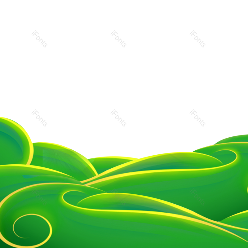 云纹图片,绿色元素元素,森林PNG,端午节免抠素材